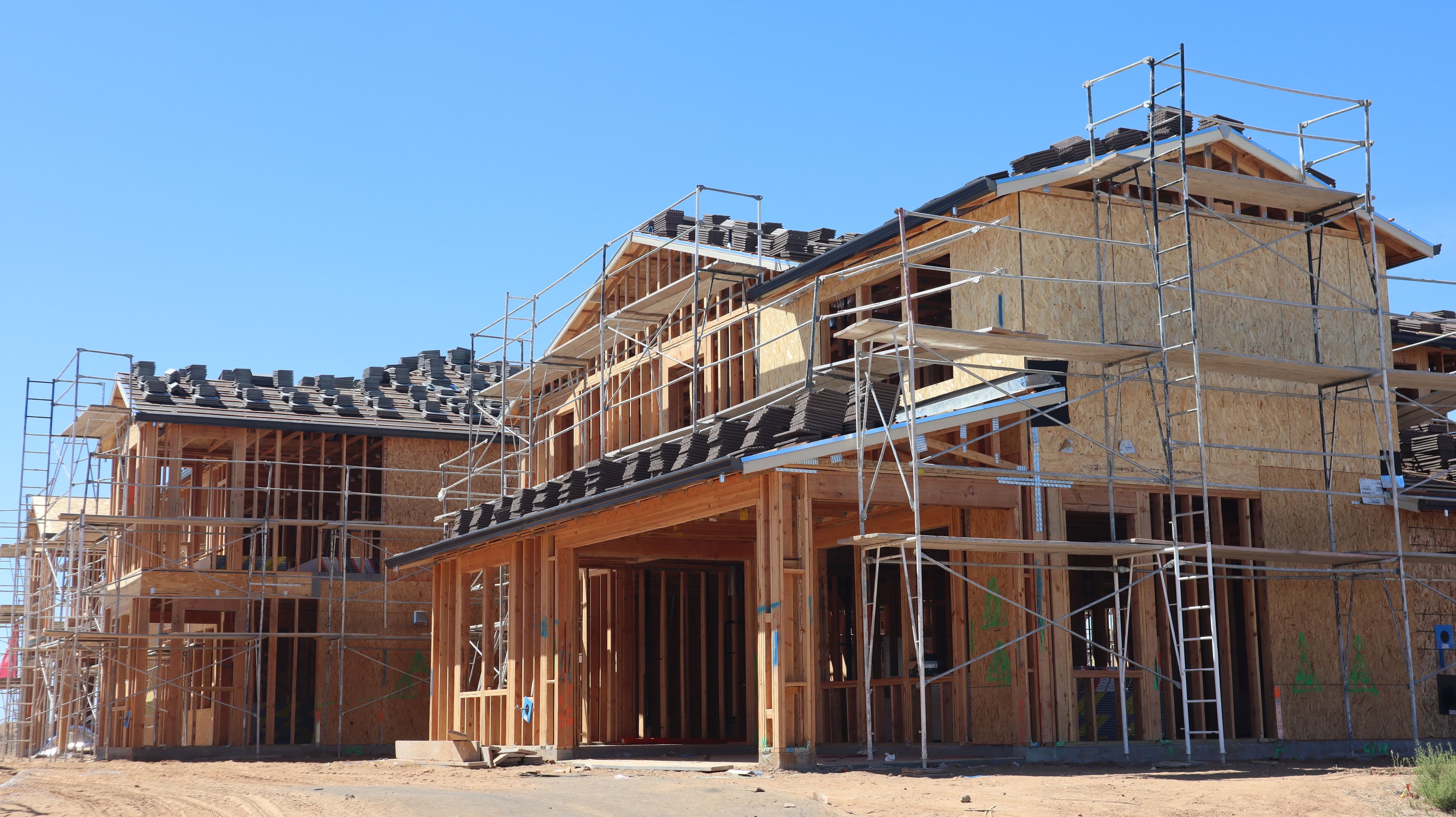 Shengli construction and renovation work on homes in Tema, Ghana