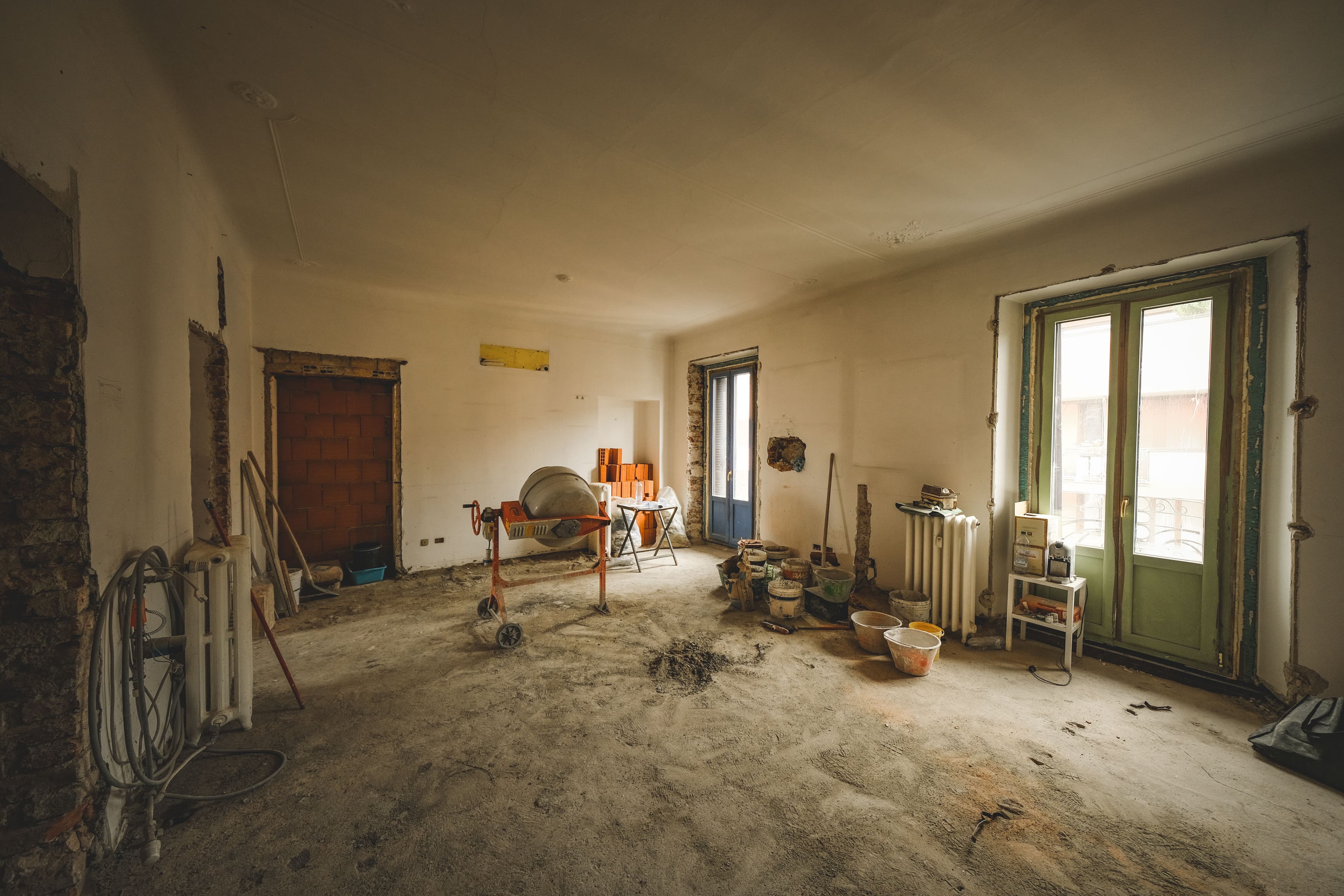 Shengli construction and renovation work on homes in Tema, Ghana