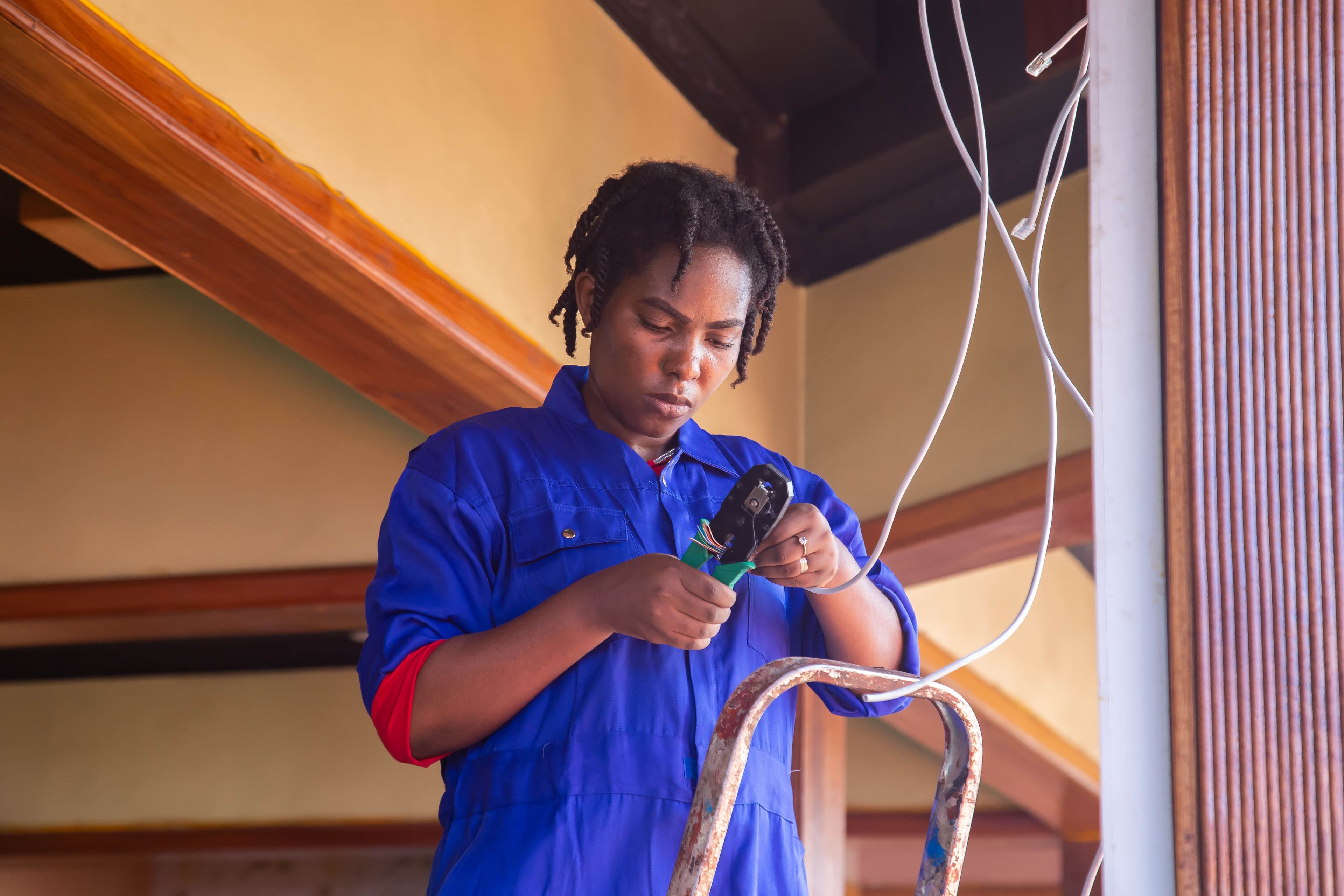 Shengli finished trade details — tiling work in Tema
